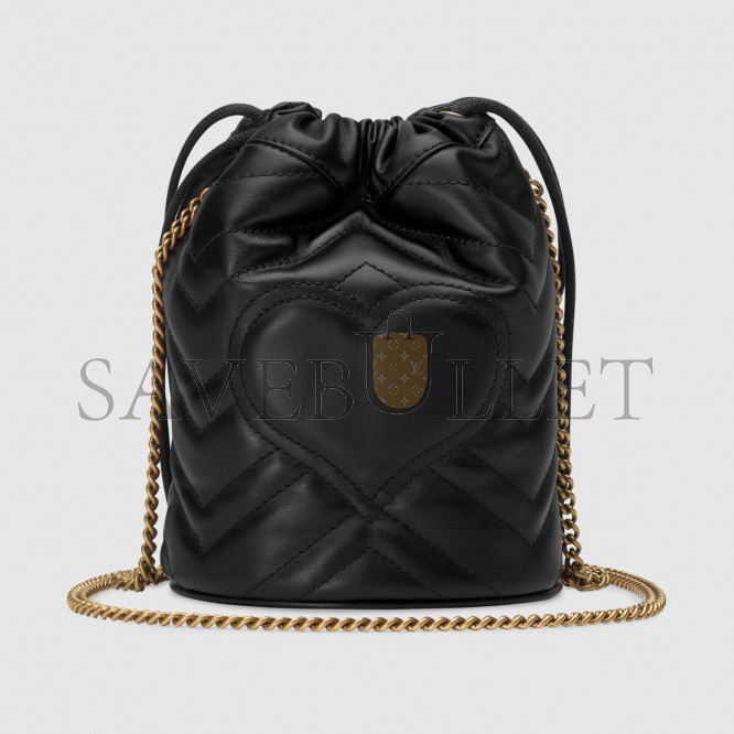 G*u*i gg marmont mini bucket bag 575163  (6.7*5.5*5.1cm)